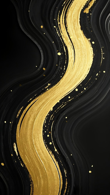 黑金色金箔背景1