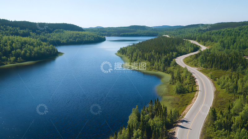 高清大图下载【趣麦麦图】海岸旁的蜿蜒公路2