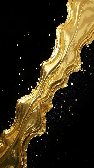 黑金色金箔背景4