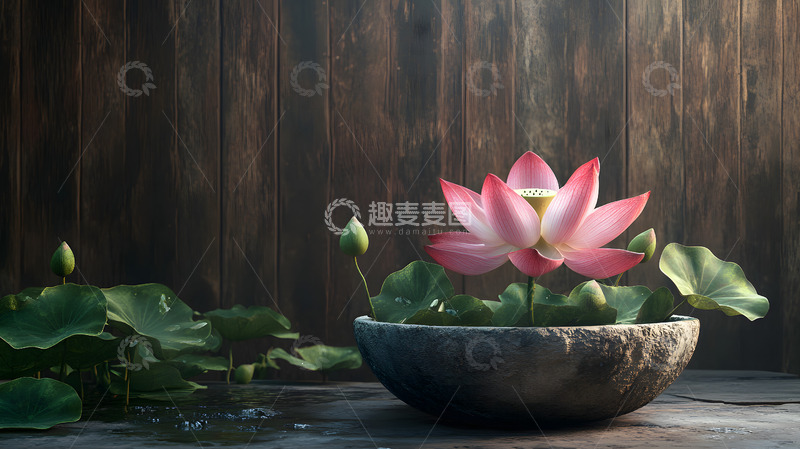 高清大图下载【趣麦麦图】-莲花园艺摄影5