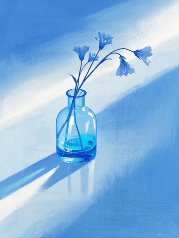 花瓶插画1