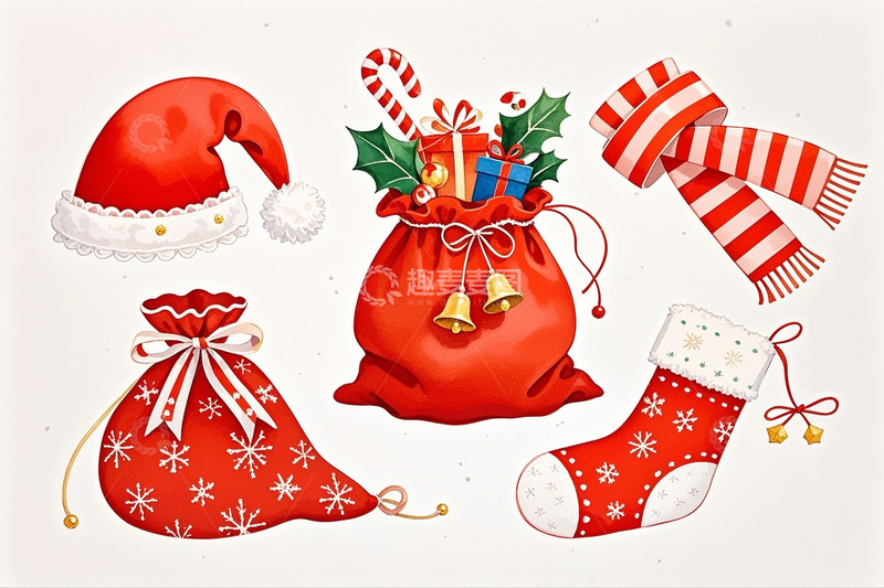 高清大图下载【趣麦麦图】圣诞节节日元素9