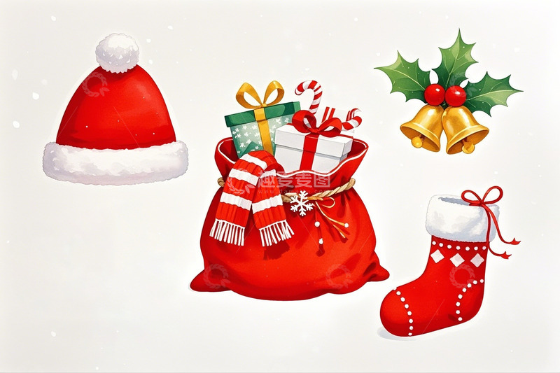 高清大图下载【趣麦麦图】圣诞节节日元素3