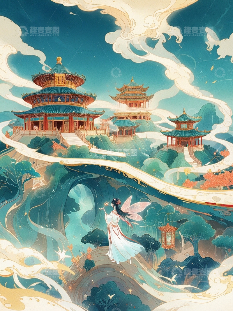 国潮插画艺术插画9