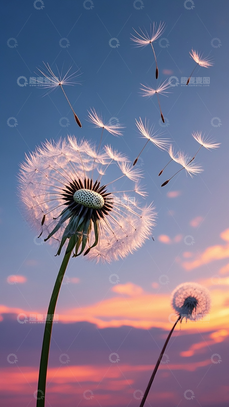 高清大图下载【趣麦麦图】蒲公英6