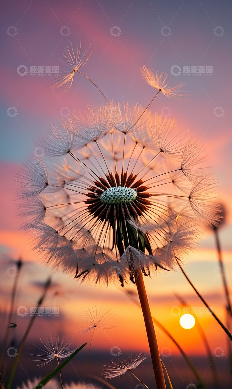 高清大图下载【趣麦麦图】蒲公英4