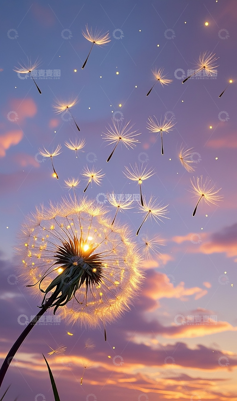 高清大图下载【趣麦麦图】蒲公英3