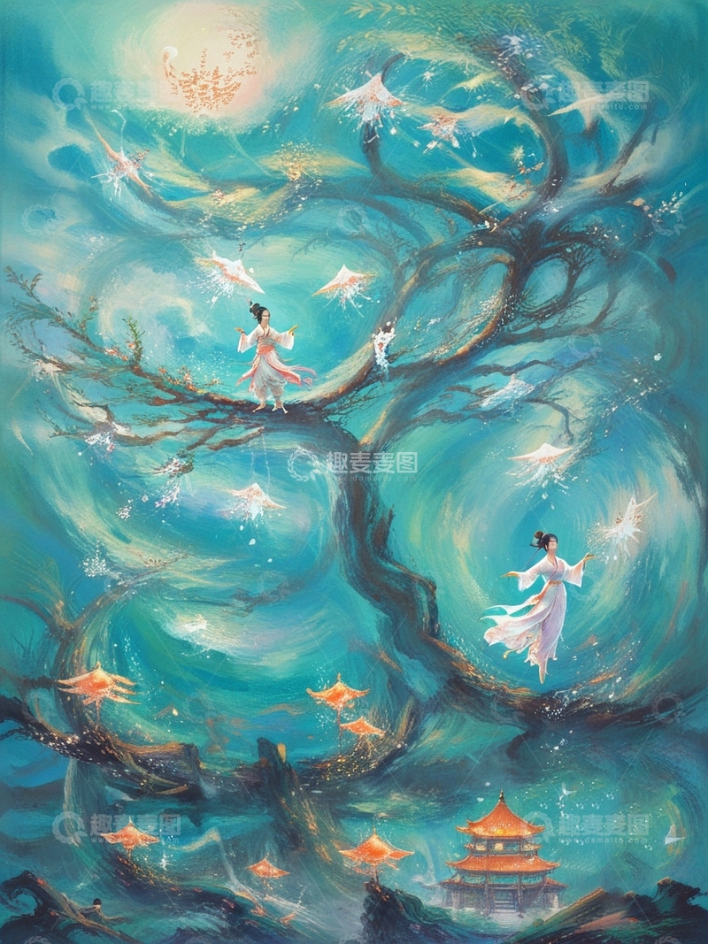 国潮插画艺术插画4