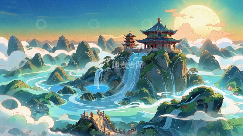 国潮插画艺术插画17