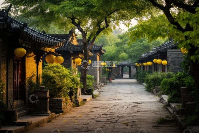 高清大图下载【趣麦麦图】古镇上的建筑摄影