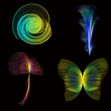 科技线条特效元素