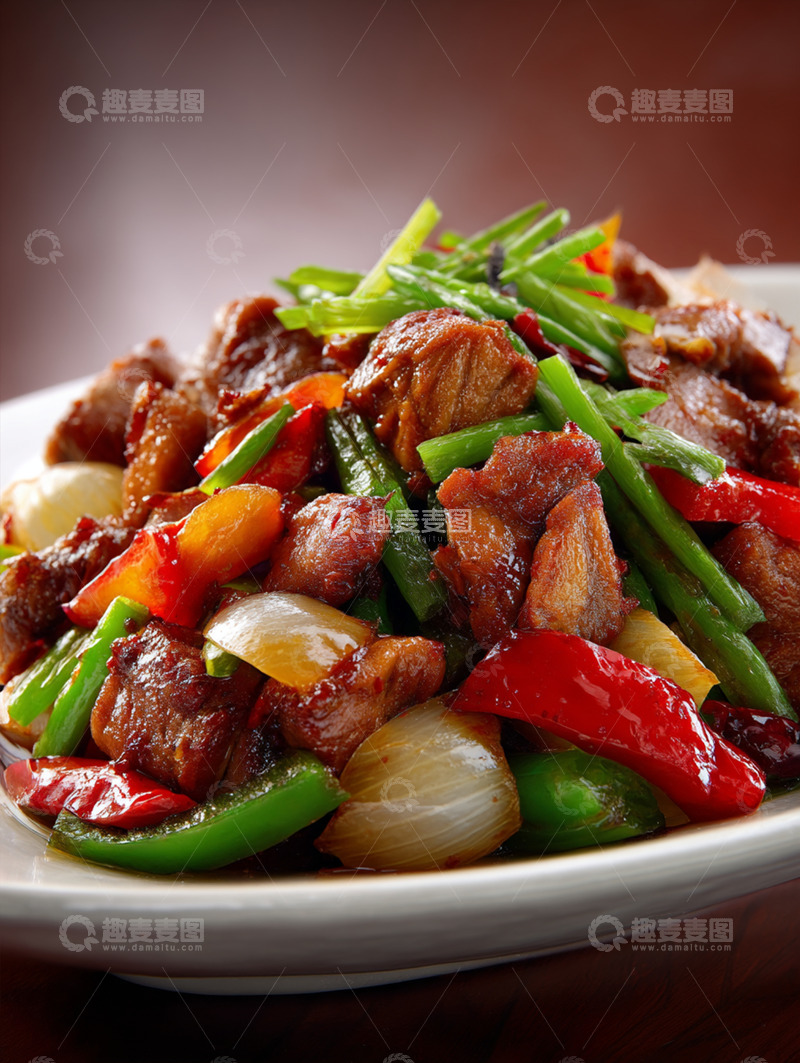 高清大图下载【趣麦麦图】小炒肉家常菜摄影图15