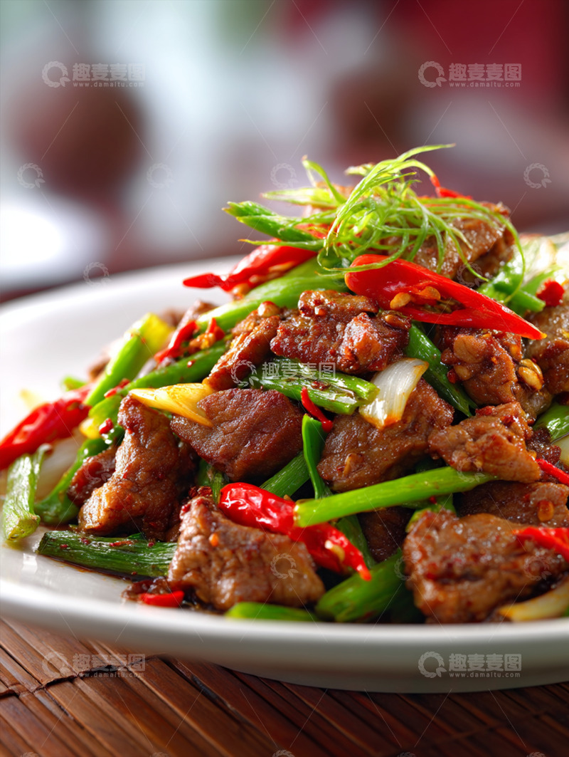 高清大图下载【趣麦麦图】小炒肉家常菜摄影图5