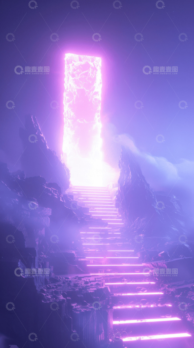 高清大图下载【趣麦麦图】现代城市建筑AI插画壁纸背景图片素材