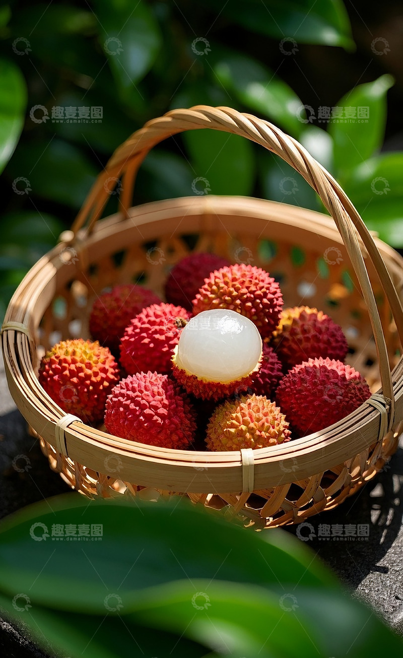 高清大图下载【趣麦麦图】荔枝