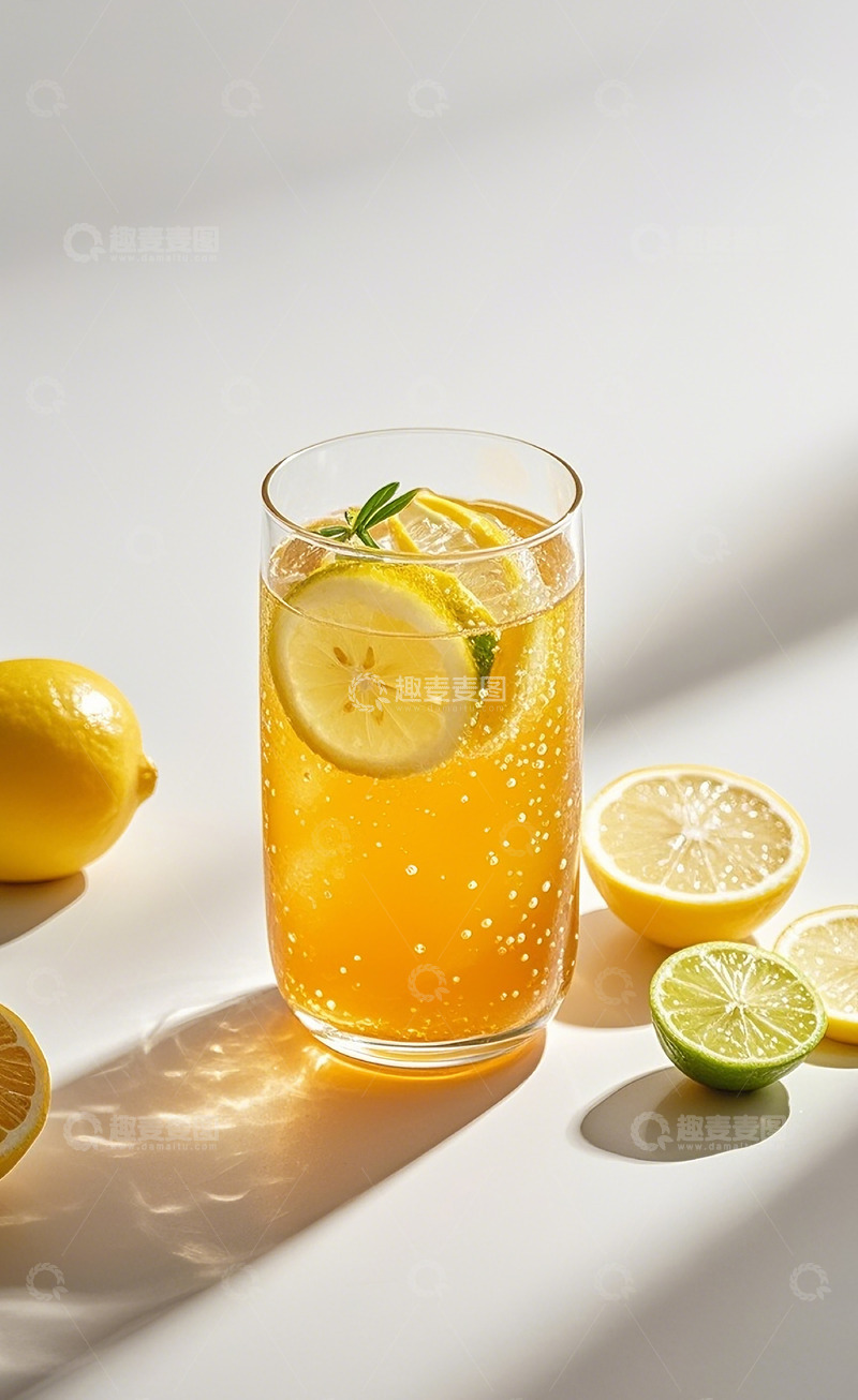 高清大图下载【趣麦麦图】夏日柠檬饮品20