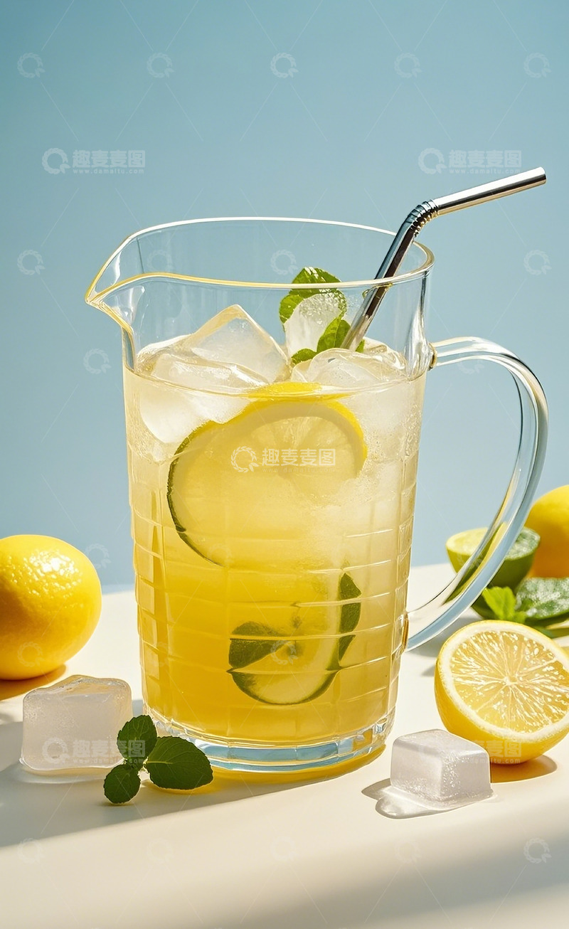 高清大图下载【趣麦麦图】夏日柠檬饮品18