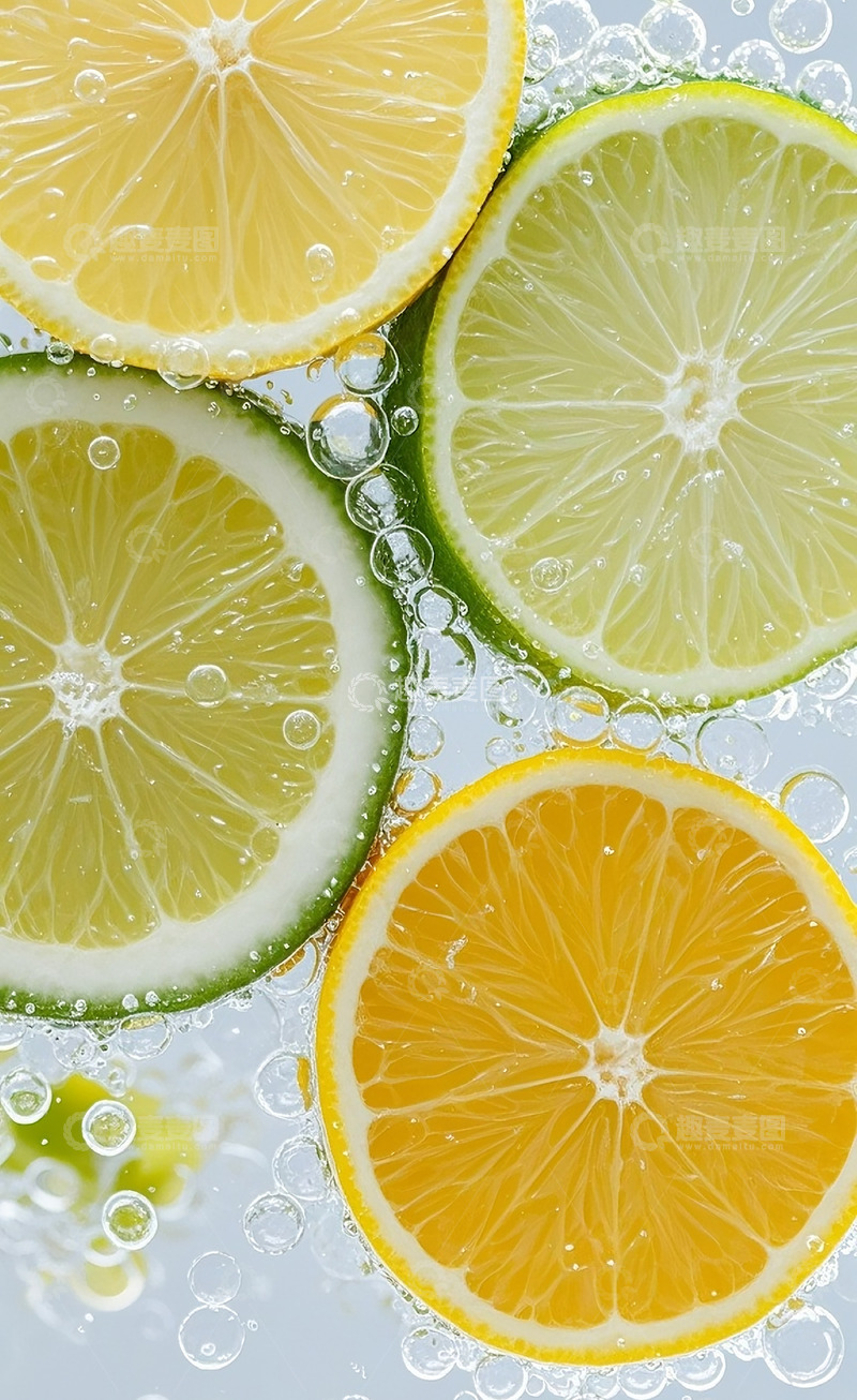 高清大图下载【趣麦麦图】柠檬切片13