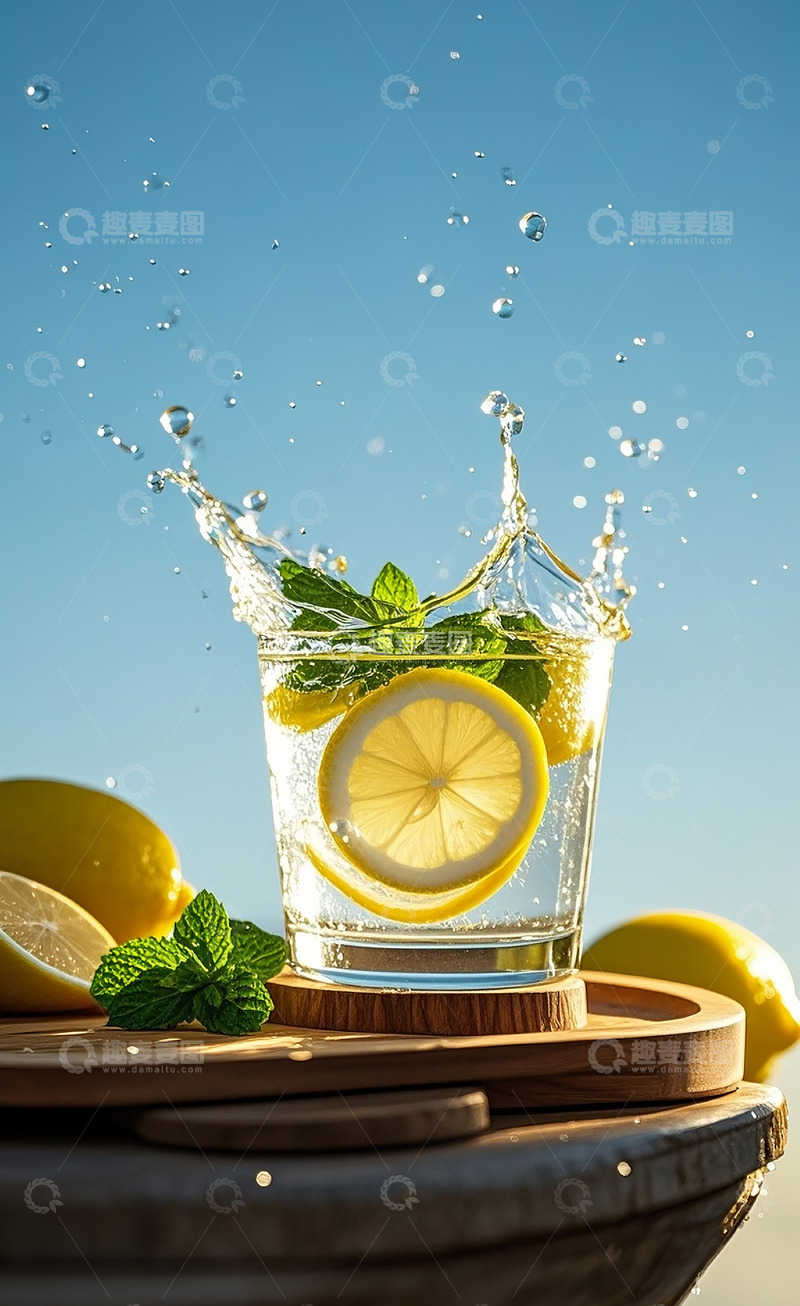 高清大图下载【趣麦麦图】夏日柠檬饮品12