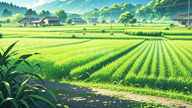 高清大图下载【趣麦麦图】绿色风景背景4