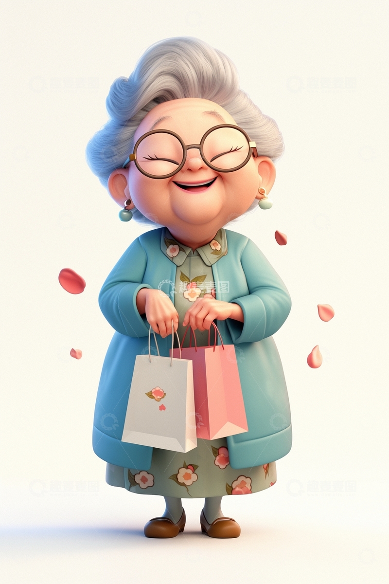 高清大图下载【趣麦麦图】618电商促销人物17