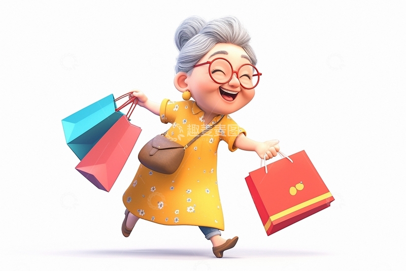 高清大图下载【趣麦麦图】618电商促销人物14