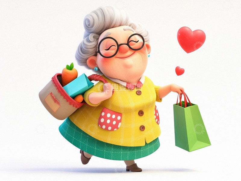 高清大图下载【趣麦麦图】618电商促销人物10