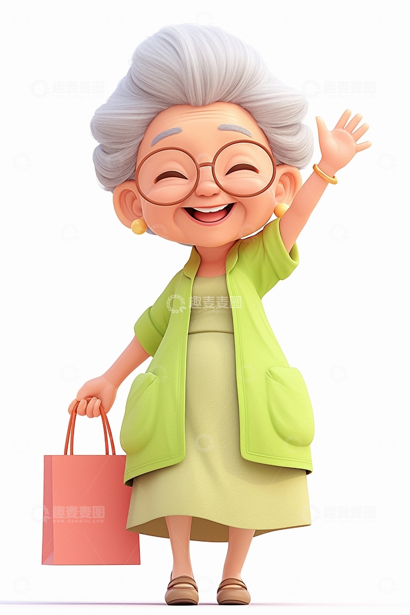 高清大图下载【趣麦麦图】618电商促销人物2