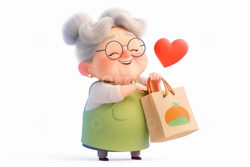 高清大图下载【趣麦麦图】618电商促销人物5