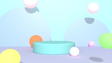 彩球商品展示台