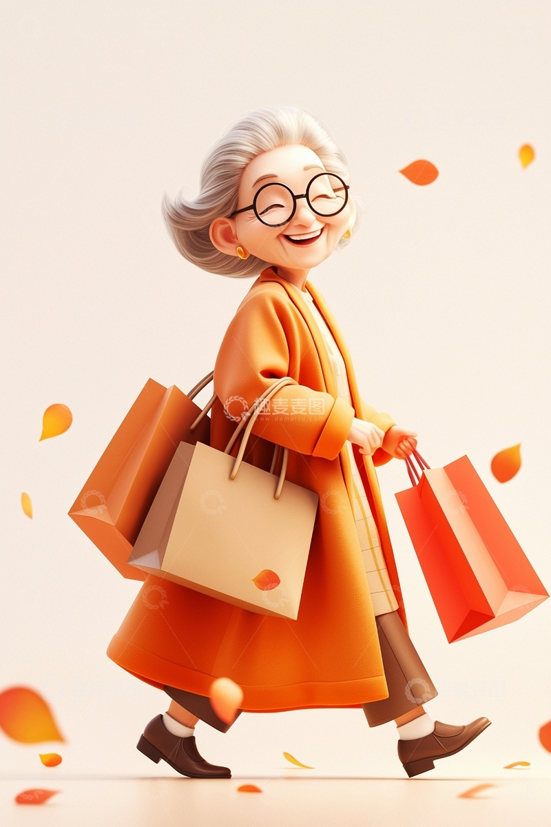 高清大图下载【趣麦麦图】618电商促销人物6