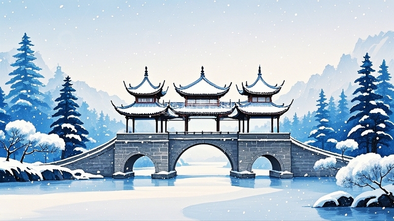 高清大图下载【趣麦麦图】冬季冬天大雪背景18