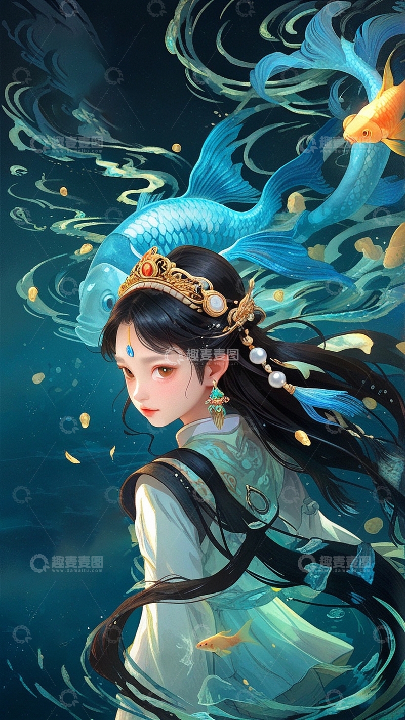 高清大图下载【趣麦麦图】国潮插画艺术插画21