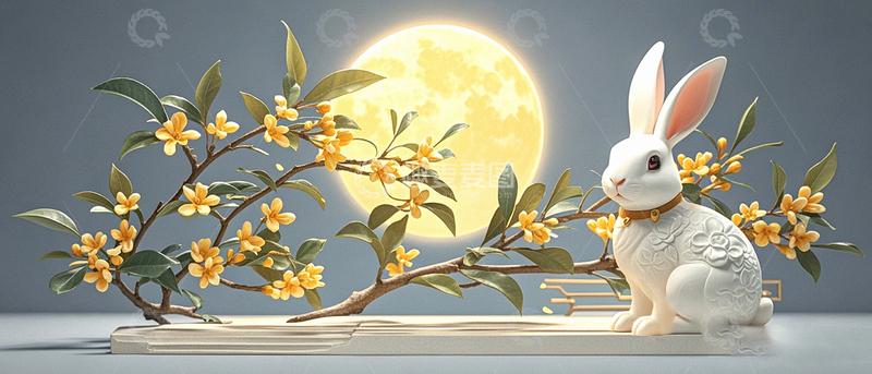 高清大图下载【趣麦麦图】中秋节节日背景24