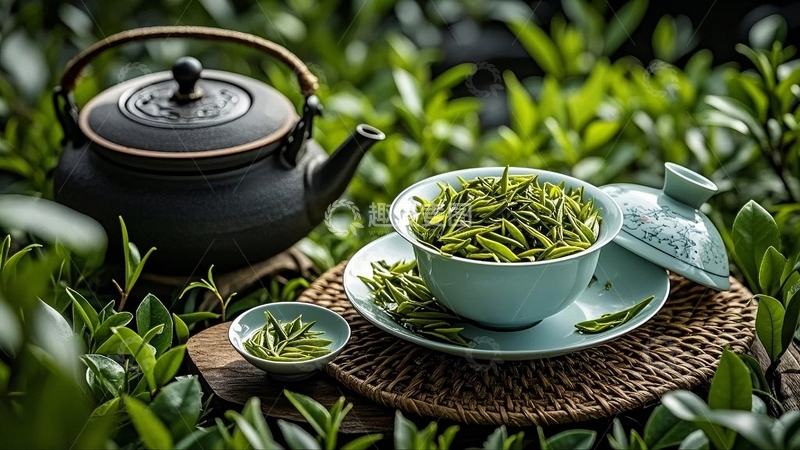 高清大图下载【趣麦麦图】新茶上市茶叶