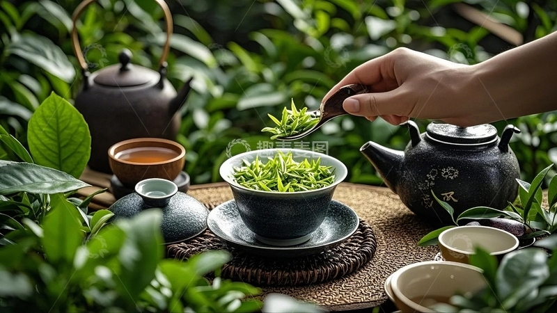 高清大图下载【趣麦麦图】新茶上市茶叶8