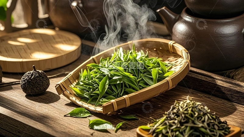 高清大图下载【趣麦麦图】绿茶新茶上市12