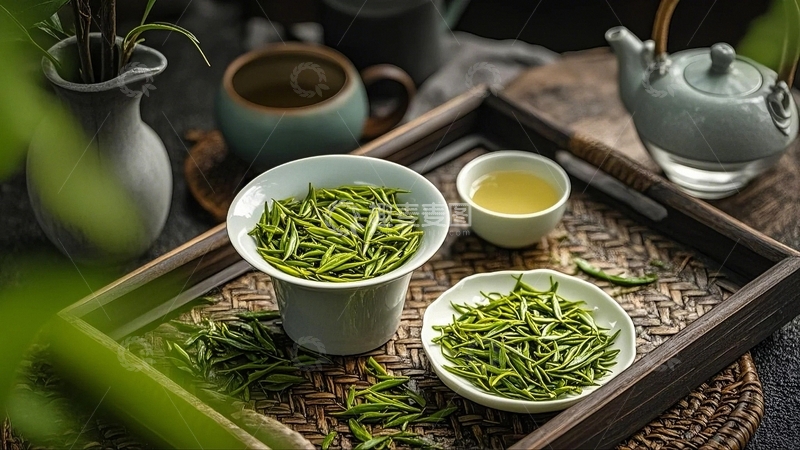 高清大图下载【趣麦麦图】绿茶新茶上市18