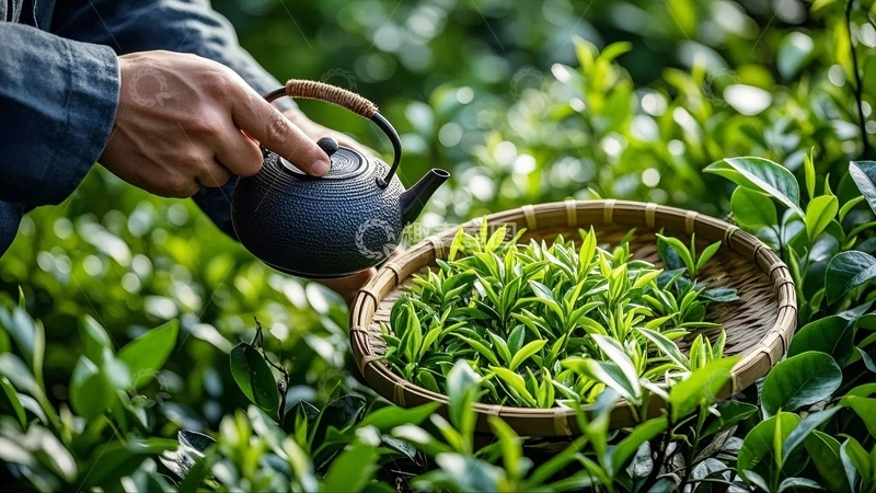 高清大图下载【趣麦麦图】绿茶新茶上市9