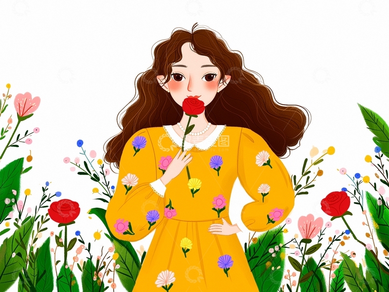 高清大图下载【趣麦麦图】-女神节女性人物素材3