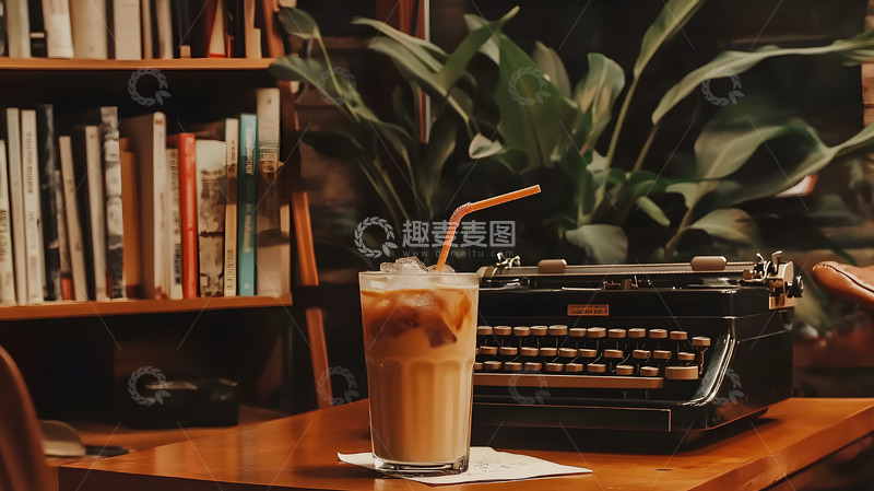 高清大图下载【趣麦麦图】复古氛围感奶茶拍摄2