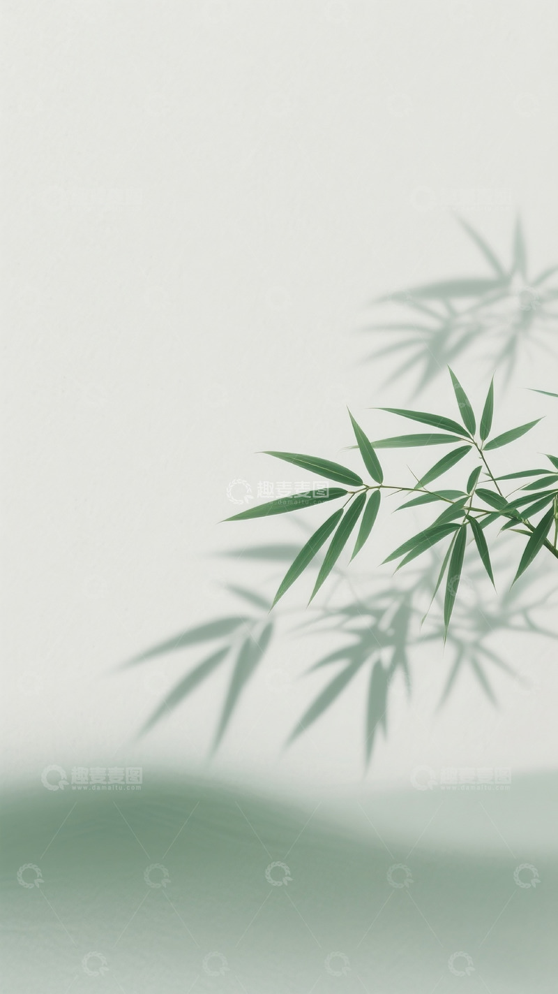 高清大图下载【趣麦麦图】简约竹子插画26