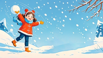 冬季儿童打雪仗17