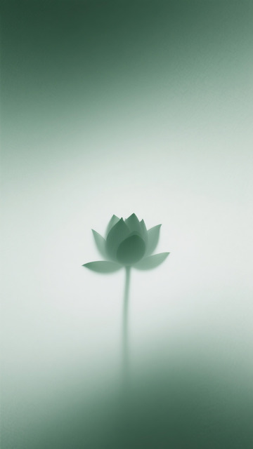 简约荷花插画1