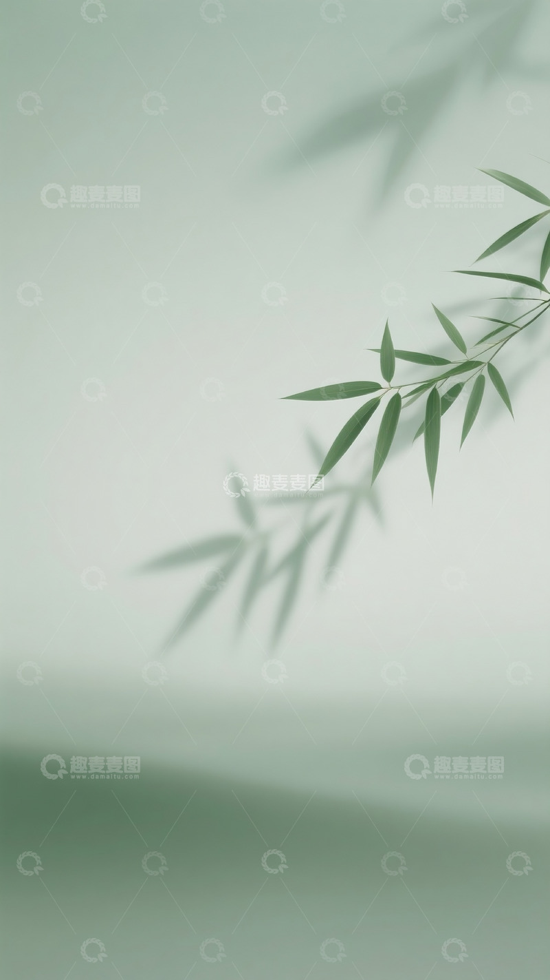 高清大图下载【趣麦麦图】简约竹子插画33