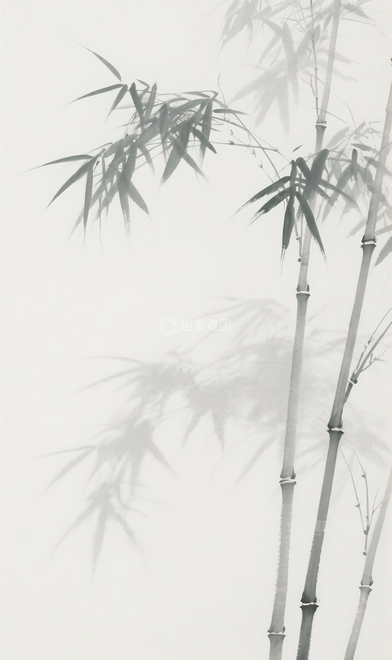 高清大图下载【趣麦麦图】简约竹子插画24