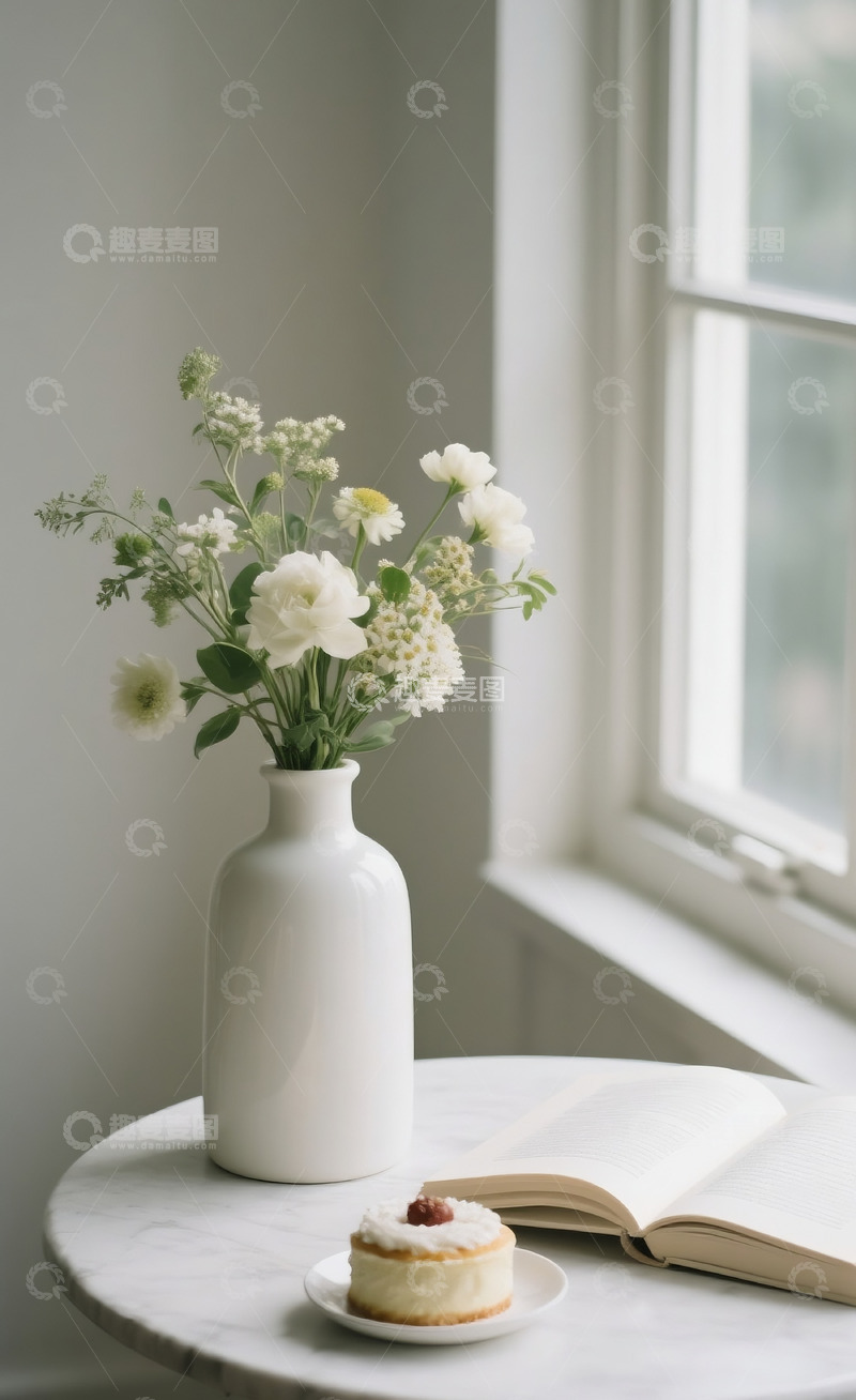 高清大图下载【趣麦麦图】桌子上的花瓶3