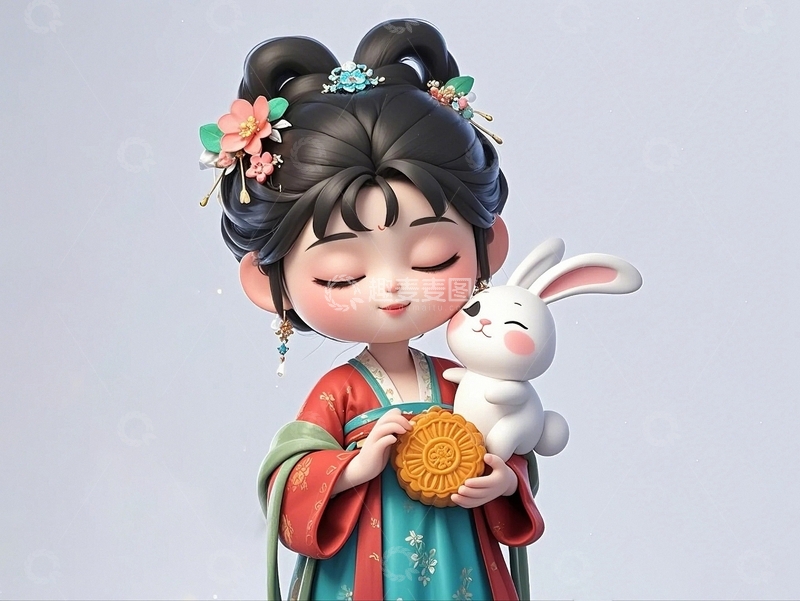高清大图下载【趣麦麦图】中秋节嫦娥人物59