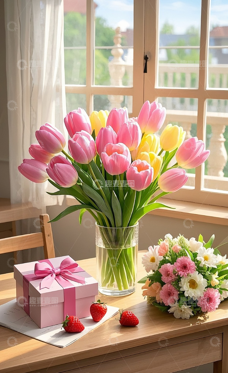 高清大图下载【趣麦麦图】郁金香38