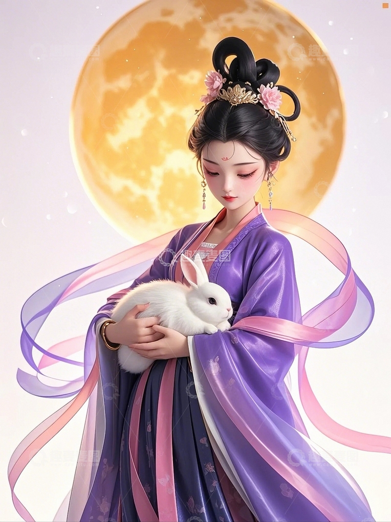 高清大图下载【趣麦麦图】中秋节嫦娥人物43